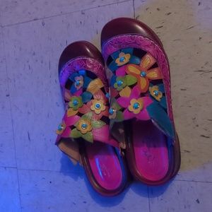 Multicolor clogs